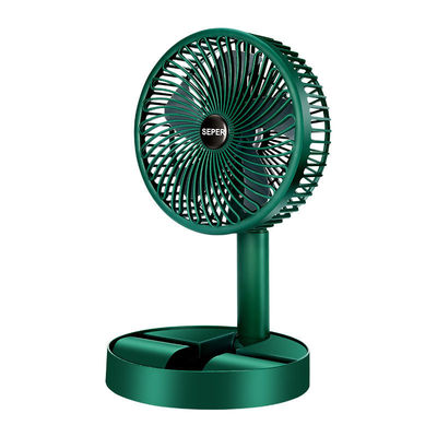 Ladekörper Skalierbarer Ventilator Weiß-Grüner Kunststoff-Desktop-Haus-Portabeler Elektroventilator