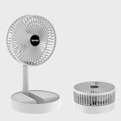 Schreibtisch-Büro USB-Ladung Klappventilator Teleskopventilator Mini-Portabel elektrischer Ventilator Kunststoff