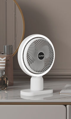 Private Mold NO 6-Zoll-Portable Electric Fan mit USB-Rotation und wiederaufladbarer Batterie