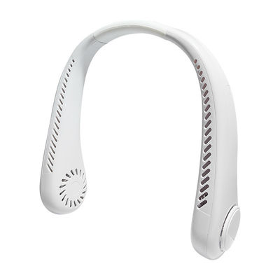 Haus- und Außenbereich Portable Mini Bladeless Neck Hanging Fan mit USB-Ladung