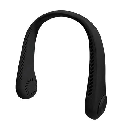 Haus- und Außenbereich Portable Mini Bladeless Neck Hanging Fan mit USB-Ladung