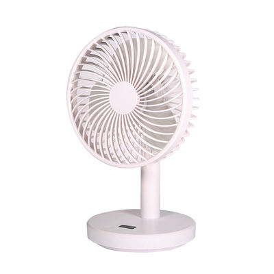 Seidenbildschirmgedruckte Kunststoff-Tischventilator für Bad und USB-Luftzirkulationssystem