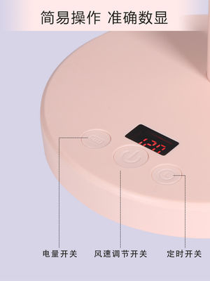 Seidenbildschirmgedruckte Kunststoff-Tischventilator für Bad und USB-Luftzirkulationssystem