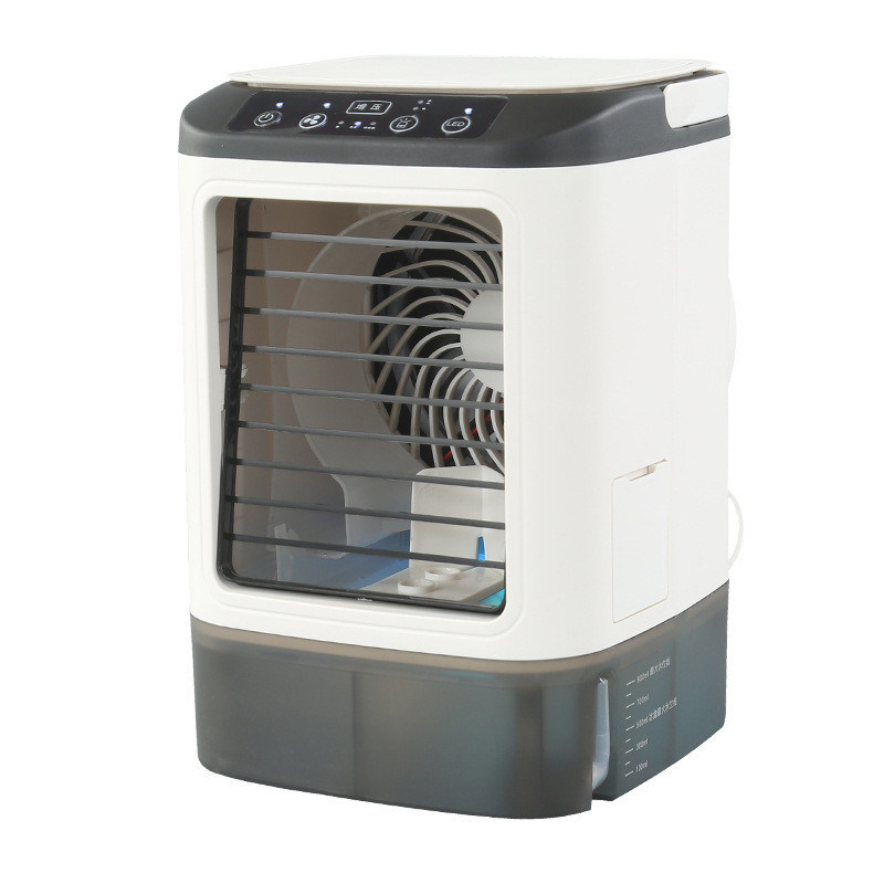 Englischer Betrieb Mini Verdampfungsluftkühler Ventilator für Raum 17*17*25cm Portable Spray
