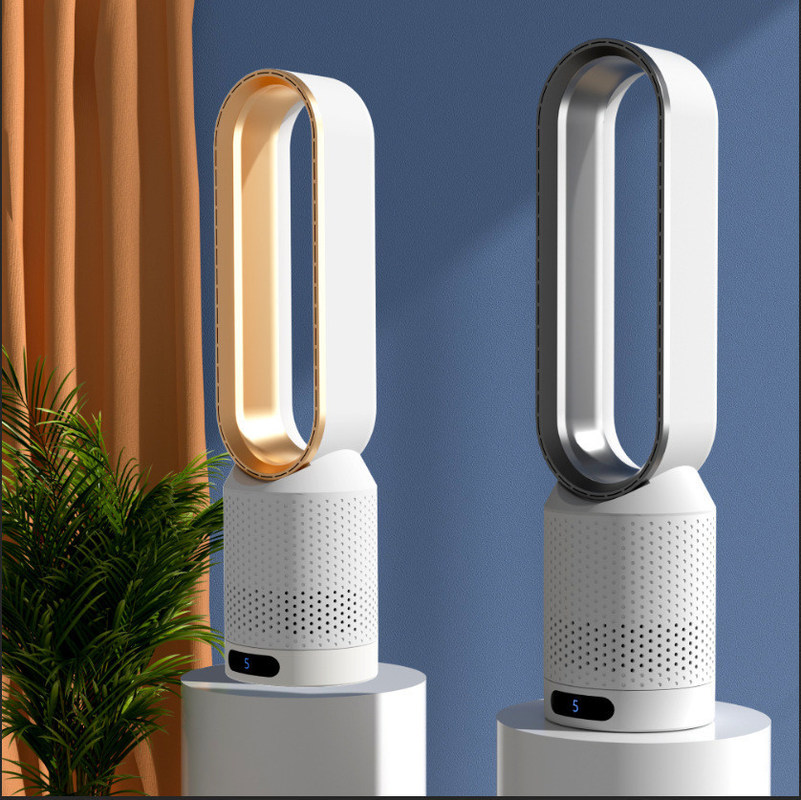 Luftkühlventilator Geräuscharme Laublose Reinigung 2 in 1 Blattloser Ventilator für den Handel