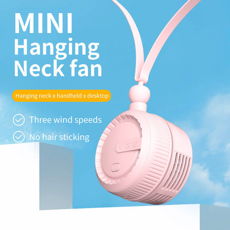 Hals-Träger, tragbar, tragbar, hängender Halsventilator mit hoher Windkapazität und DC5V-Stromversorgung