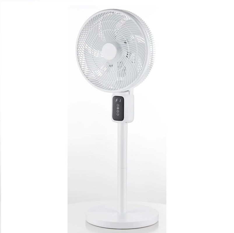 12 Zoll tragbare Fernbedienung Schwingungspedal Luft zirkulierender Standflächenventilator