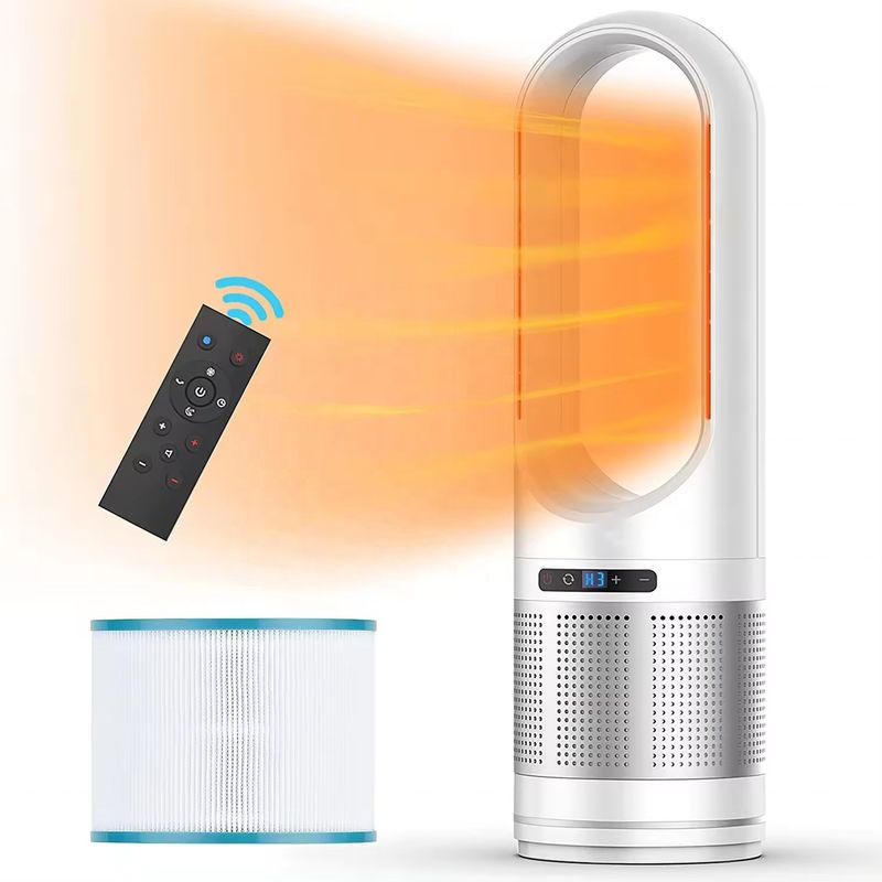 Haushalts-Multi 3 in1 Kühlung Heizung Luftreiniger Fußboden Stand Smart Bladeless Ventilatoren
