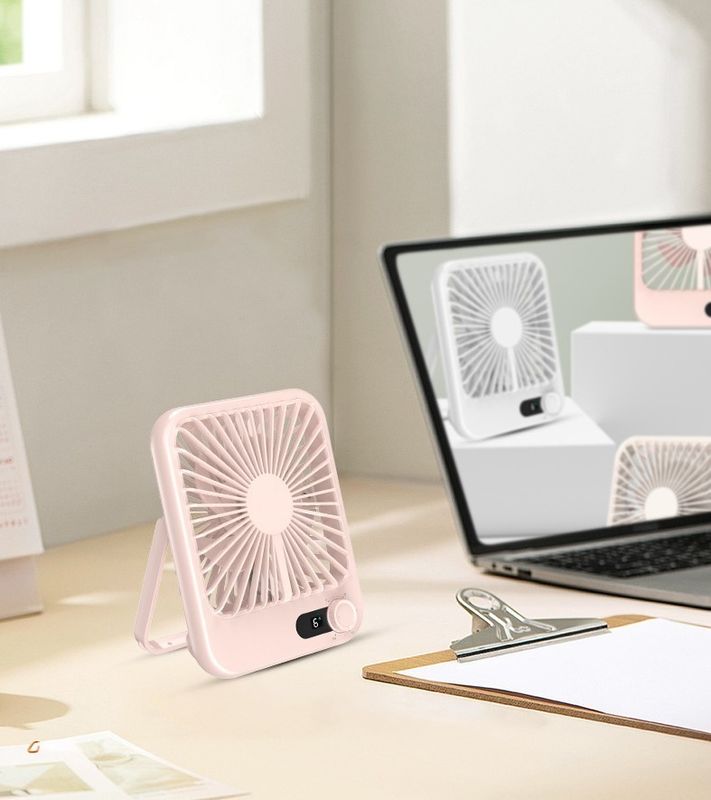 Verstellbarer Hohe Mini-Büro-Ventilator Portable USB Wiederaufladbarer für Sommer Camping Büro
