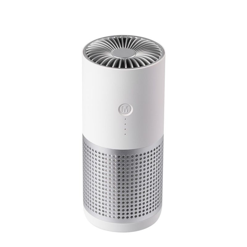 Formaldehydentfernung Mini Desktop Luftreiniger mit Negativ-Ionen-Technologie und USB-Anschluss
