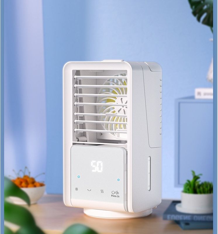 Tragbare wiederaufladbare Kühlluftkühlgerät Ruhiger Schreibtischkühlventilator für das Büro im Innenbereich