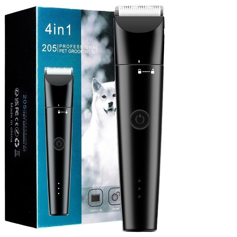 4 in 1 professionelles Pflege-Set für Haustiere Elektrische Haarknipfer und Rasierer für den Haushalt