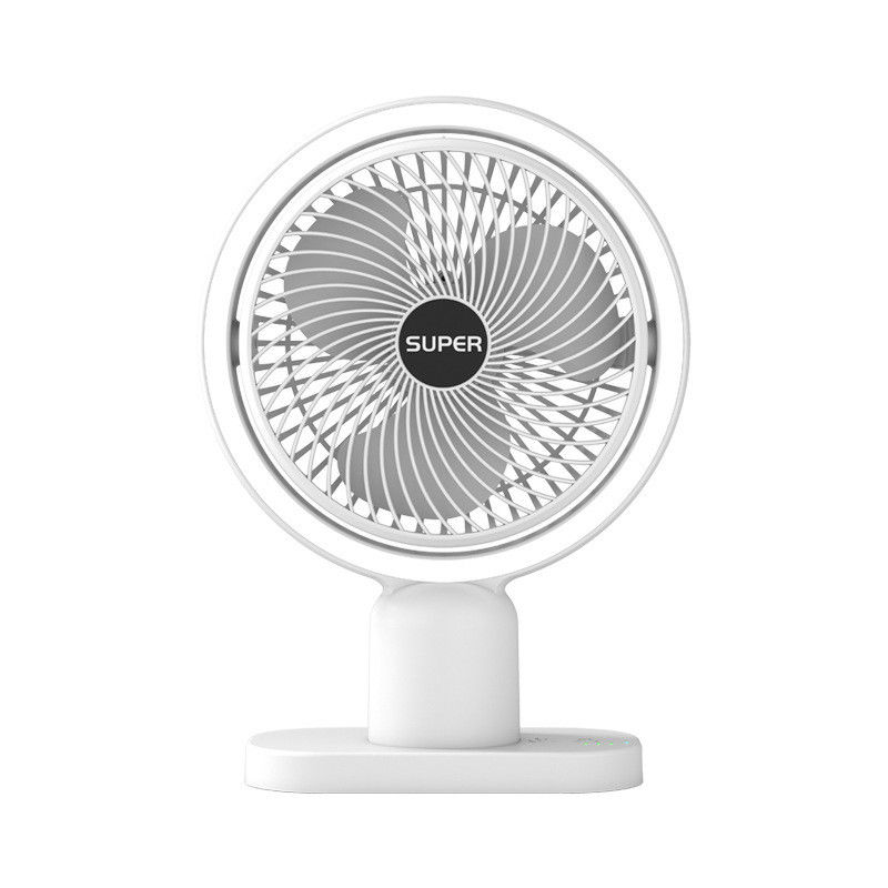 Private Mold NO 6-Zoll-Portable Electric Fan mit USB-Rotation und wiederaufladbarer Batterie