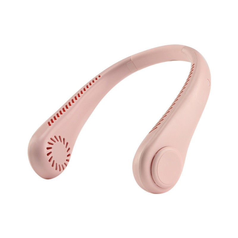Haus- und Außenbereich Portable Mini Bladeless Neck Hanging Fan mit USB-Ladung