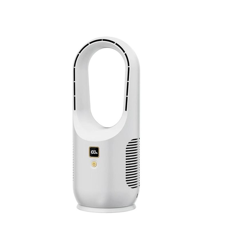3H-6H Nutzungsdauer Batteriebetriebener Schreibtisch-Bladeless-Ventilator für energiesparende Kühlung